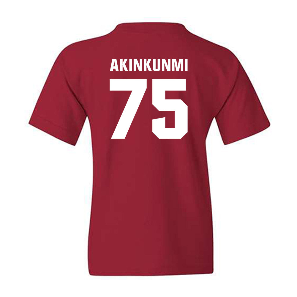 Oklahoma - NCAA Football : Daniel Akinkunmi - Classic Shersey Youth T-Shirt-1