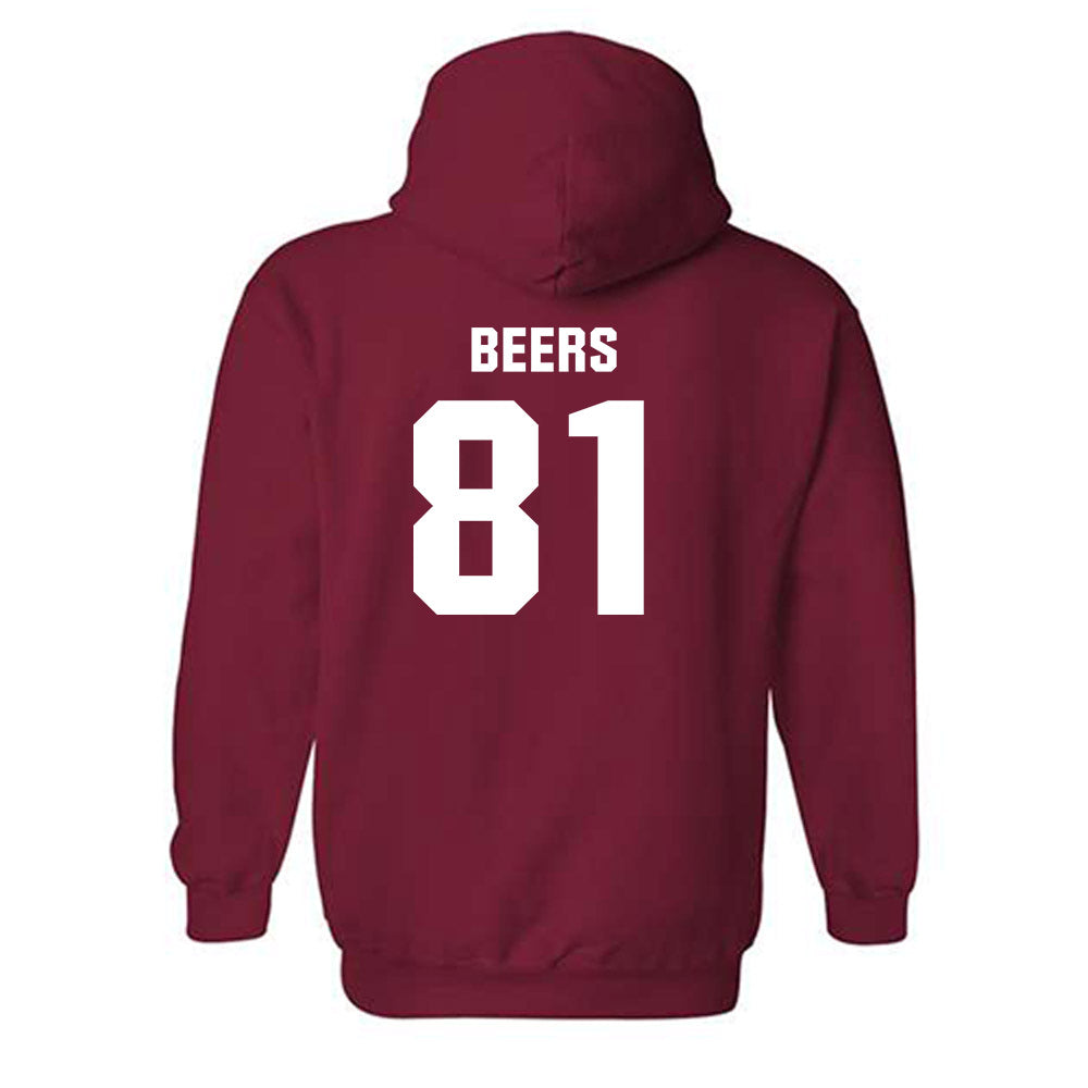 Oklahoma - NCAA Football : Rocky Beers - Classic Shersey Hooded Sweatshirt-1
