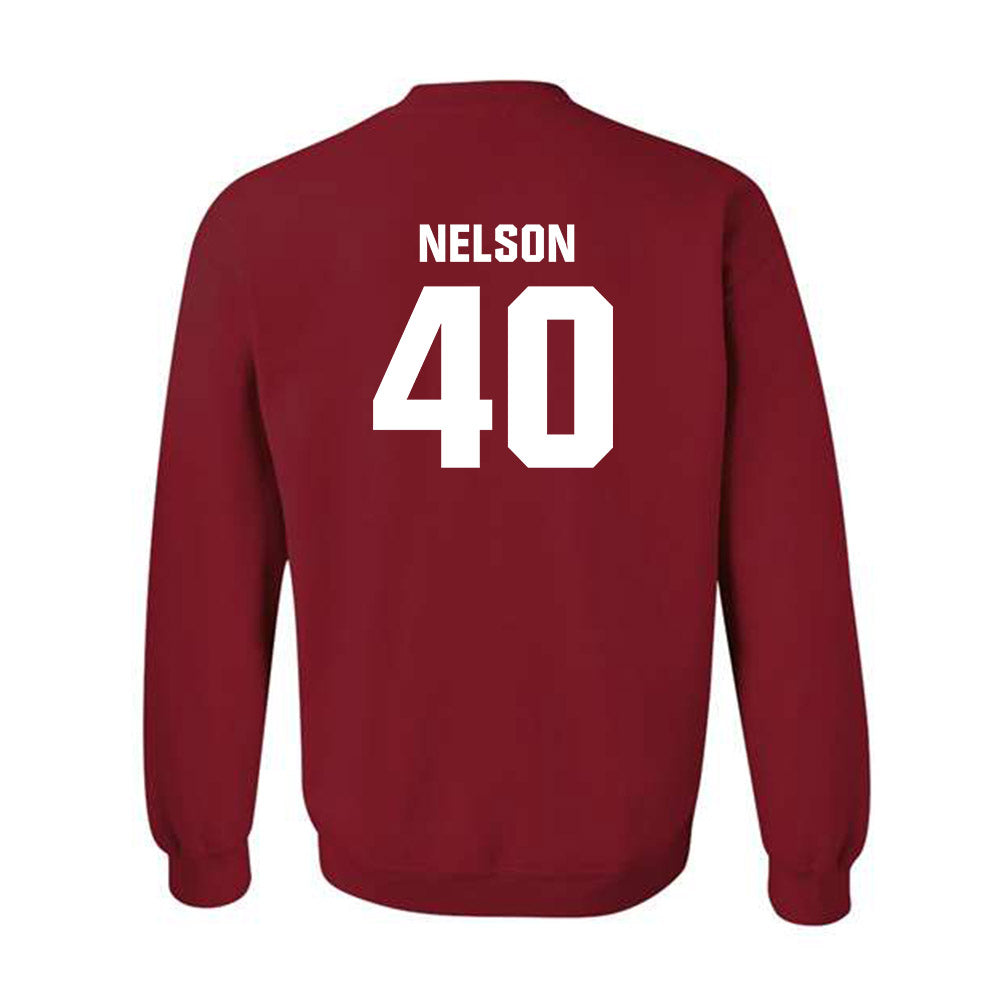 Oklahoma - NCAA Football : Matthew Nelson - Classic Shersey Crewneck Sweatshirt-1
