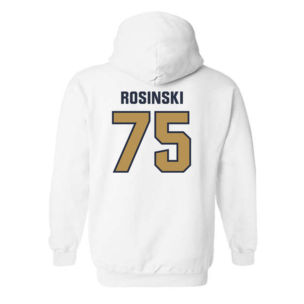 Georgia Tech - NCAA Football : Andrew Rosinski - Classic Shersey Hooded Sweatshirt-1