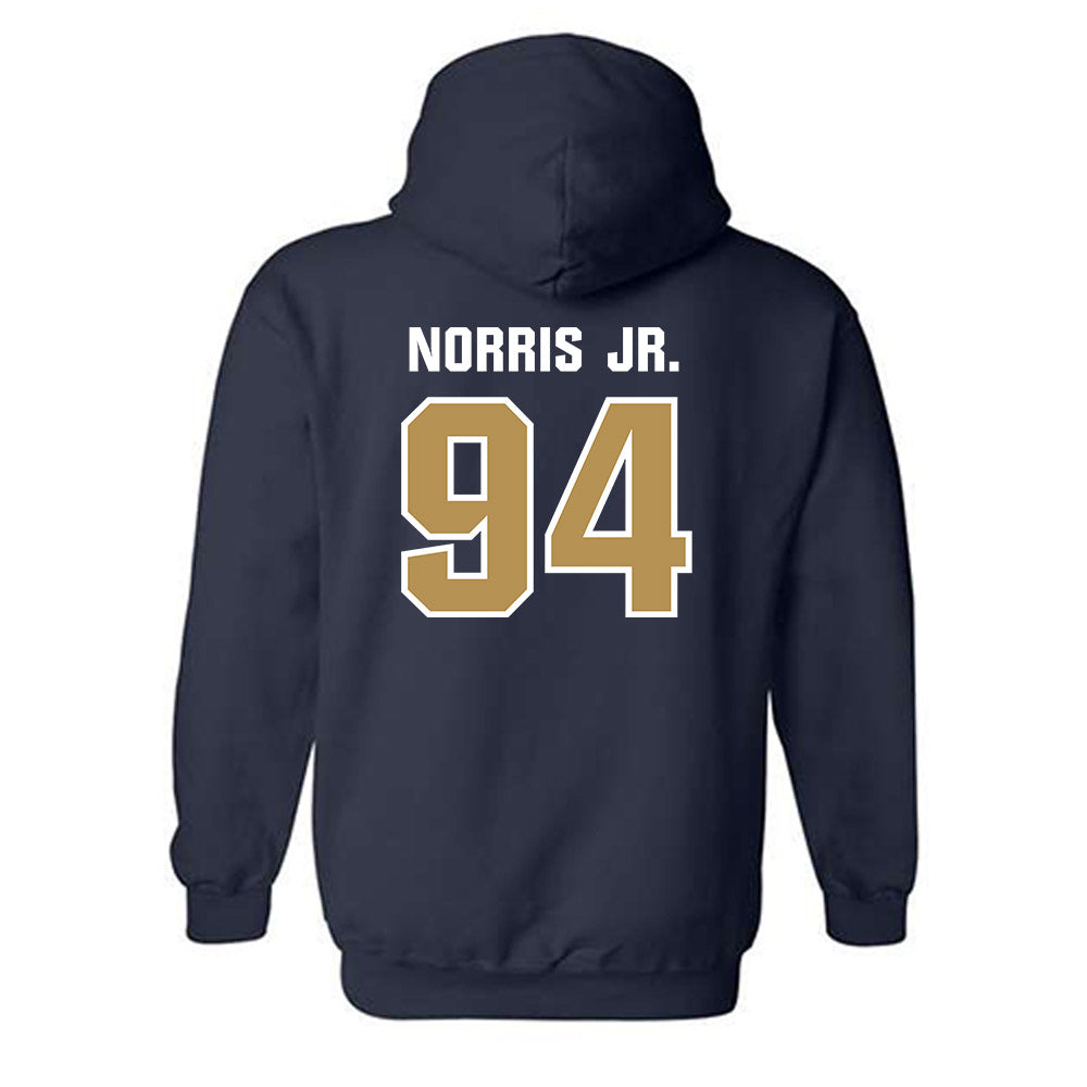 Georgia Tech - NCAA Football : Derry Norris Jr. - Classic Shersey Hooded Sweatshirt-1
