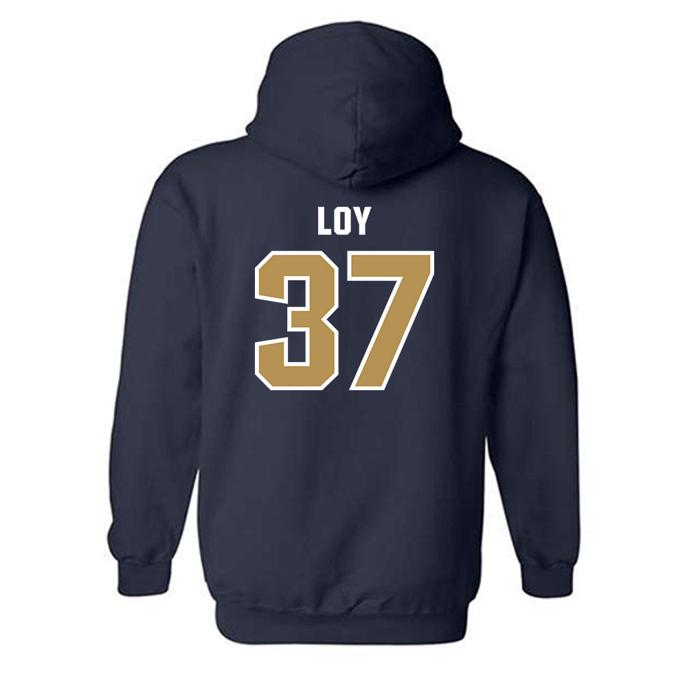 Georgia Tech - NCAA Baseball : Dylan Loy - Classic Shersey Hooded Sweatshirt-1