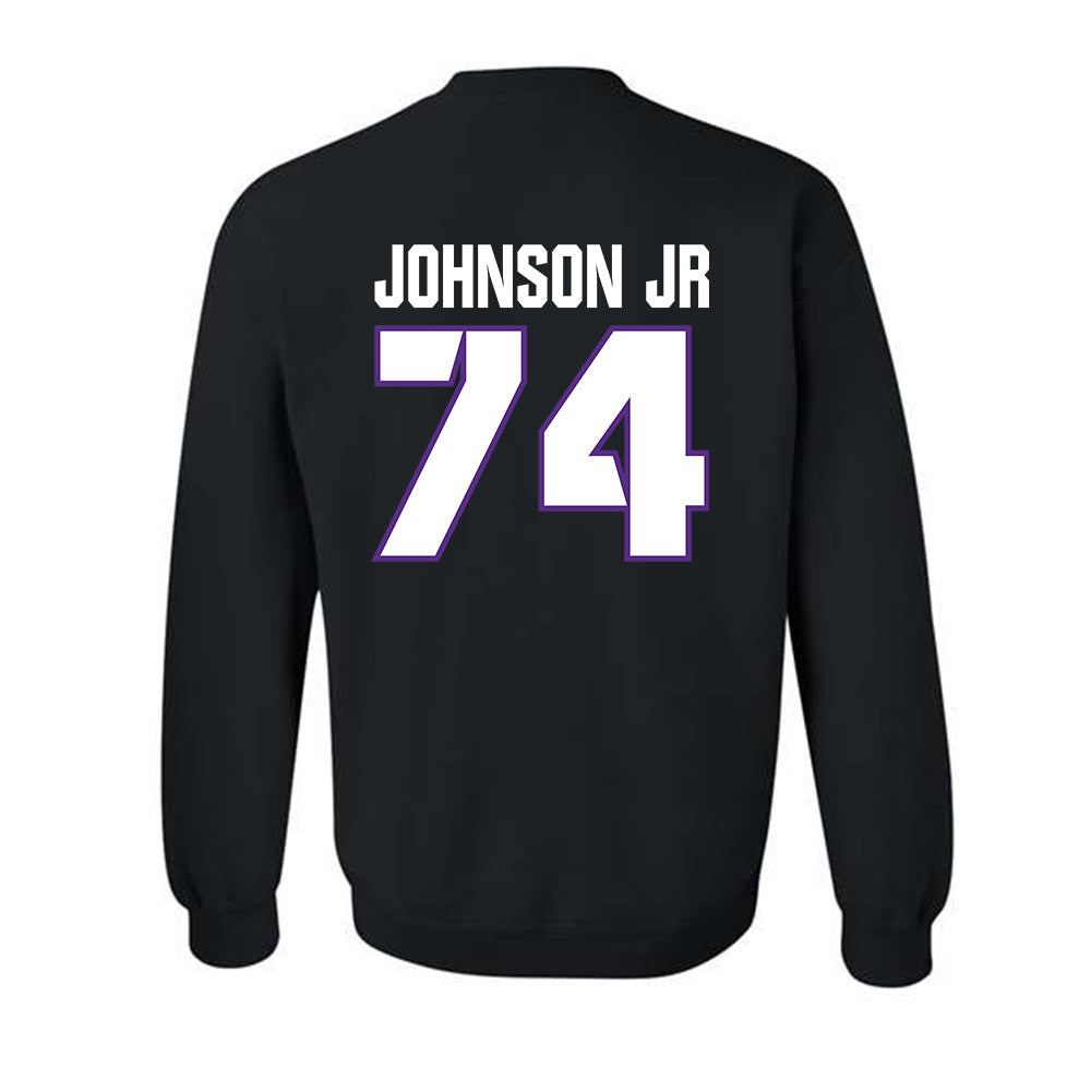 TCU - NCAA Football : Vincent Johnson Jr - Sports Shersey Crewneck Sweatshirt-1