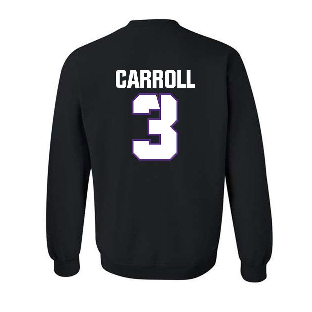 TCU - NCAA Football : Max Carroll - Sports Shersey Crewneck Sweatshirt-1