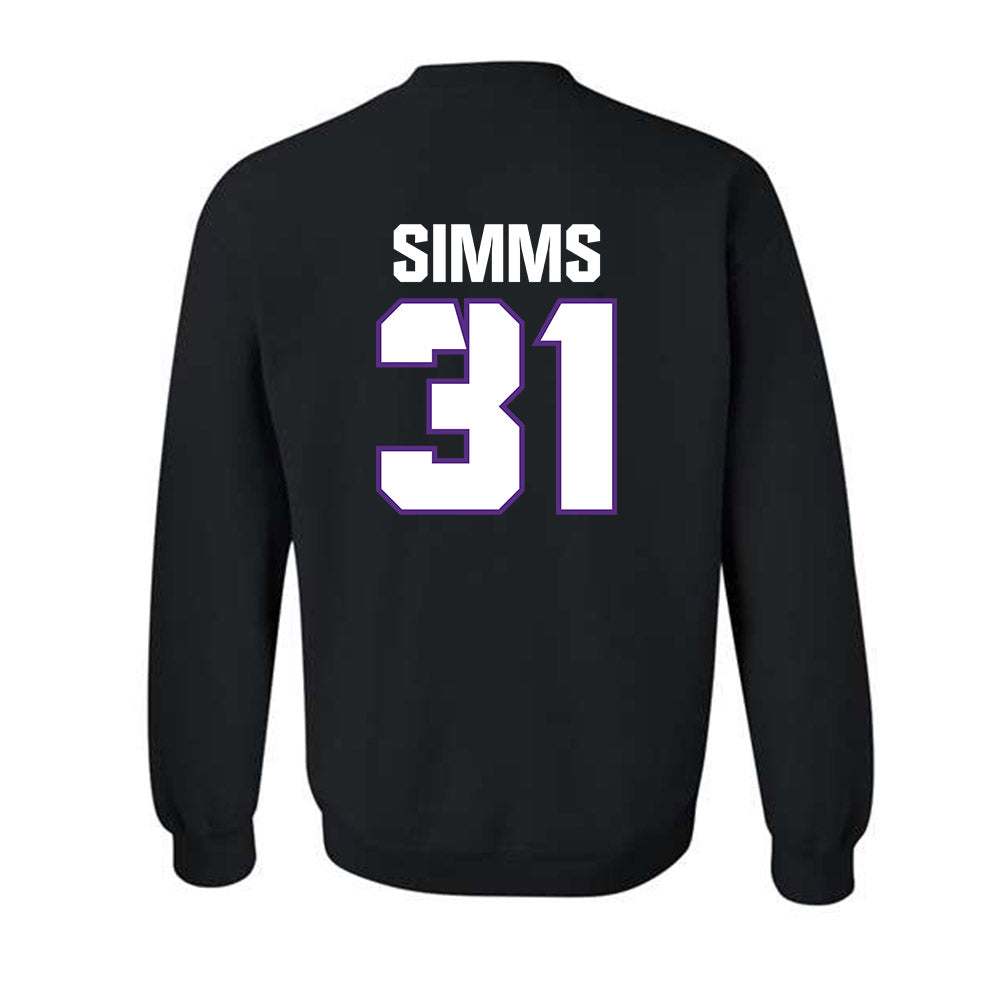 TCU - NCAA Football : Julius Simms - Sports Shersey Crewneck Sweatshirt-1