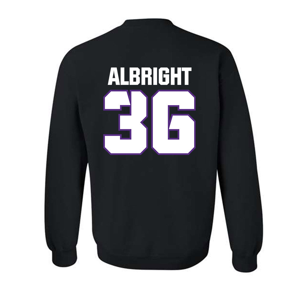 TCU - NCAA Football : Joseph Albright - Sports Shersey Crewneck Sweatshirt-1