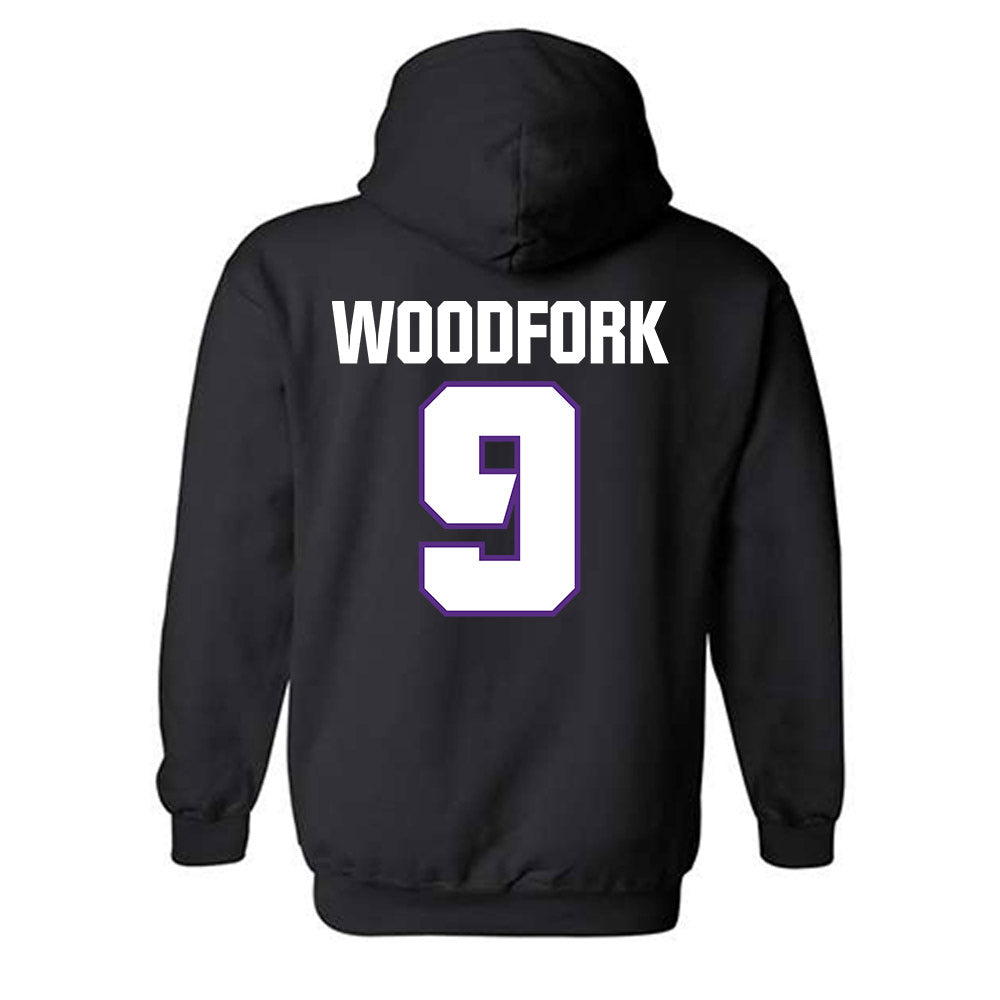 TCU - NCAA Football : Chad Woodfork - Sports Shersey Hooded Sweatshirt-1