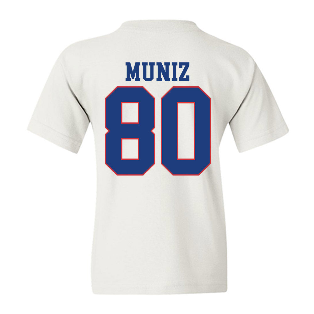 LA Tech - NCAA Football : Deven Muniz - Sports Shersey Youth T-Shirt-1