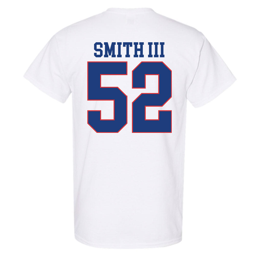 LA Tech - NCAA Football : Troy Smith III - Sports Shersey T-Shirt-1