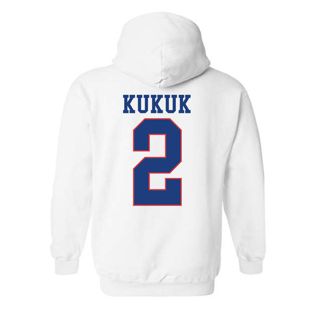 LA Tech - NCAA Football : Trey Kukuk - Sports Shersey Hooded Sweatshirt-1