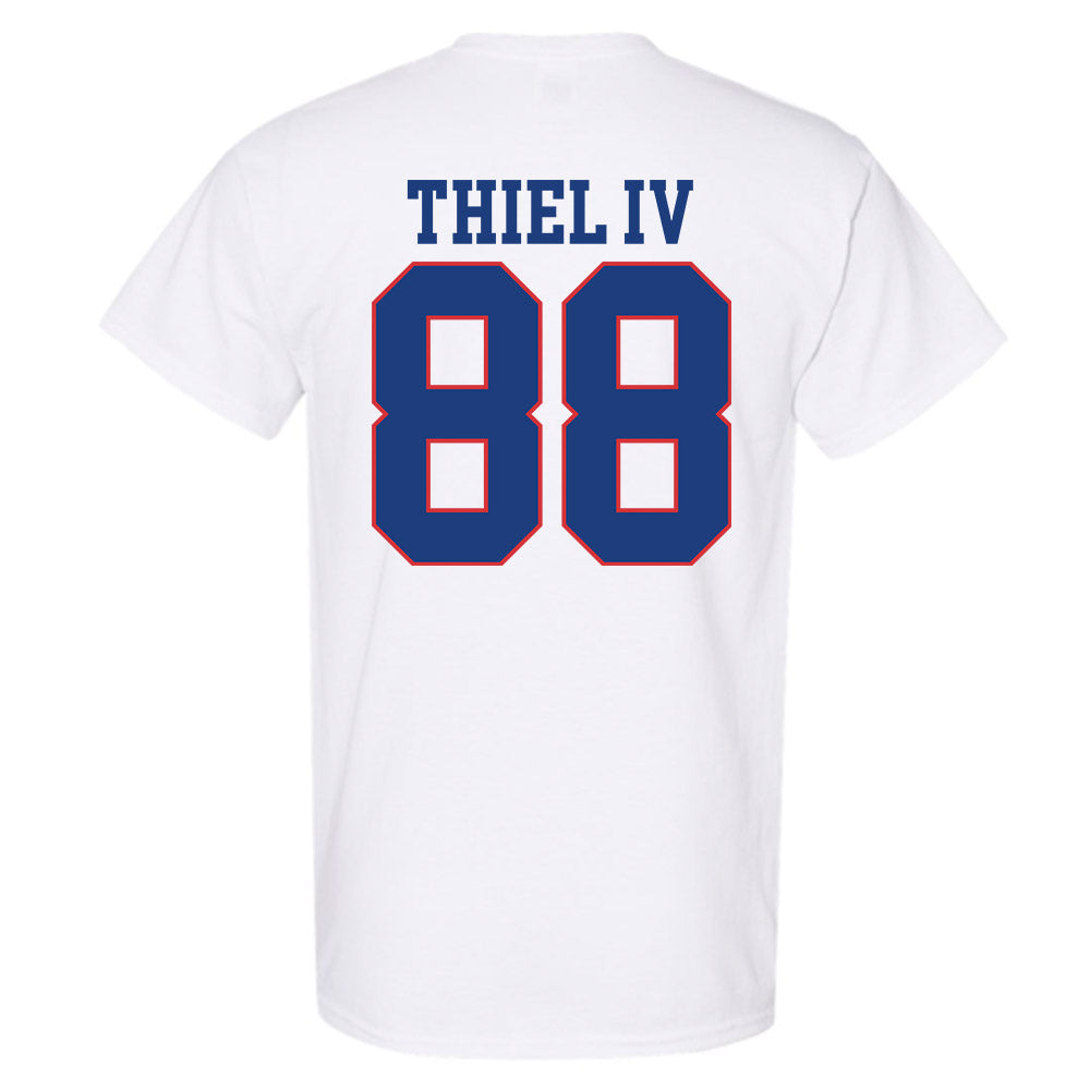 LA Tech - NCAA Football : Johnnie Thiel IV - Sports Shersey T-Shirt-1