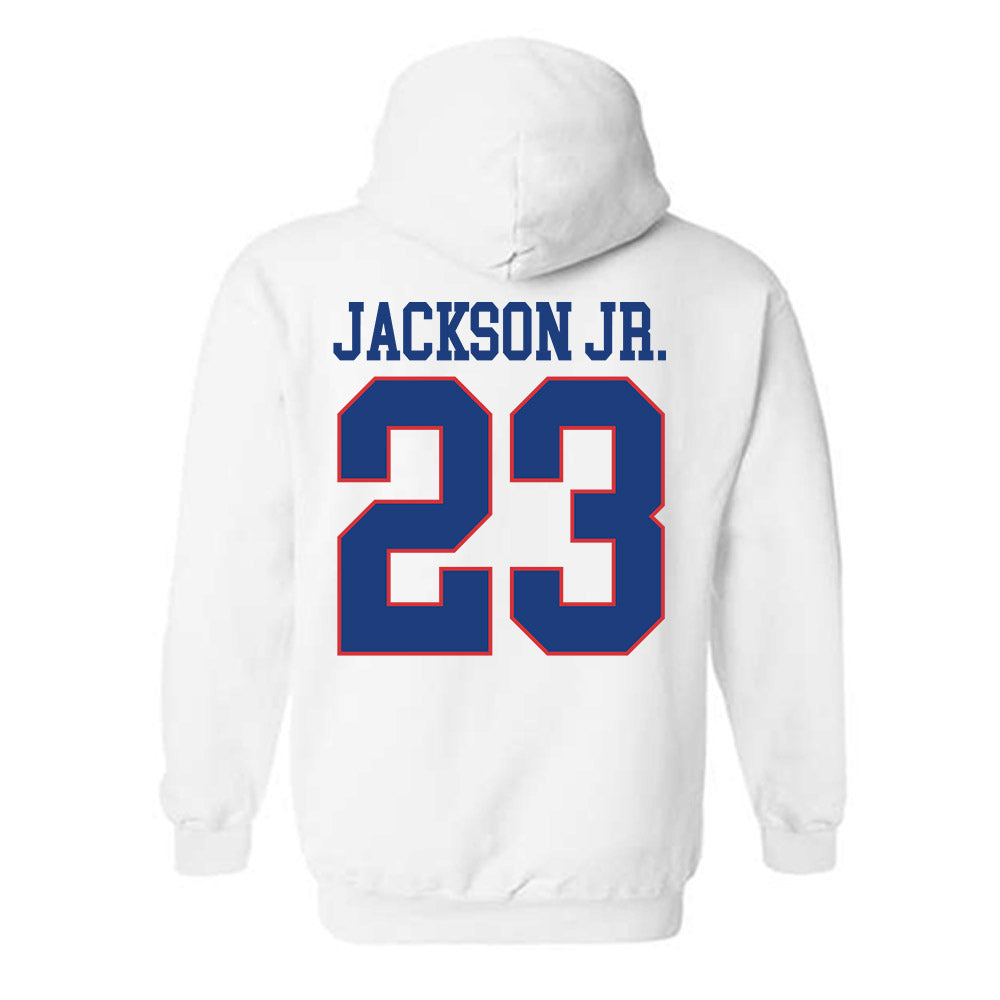 LA Tech - NCAA Football : Alonzo Jackson Jr. - Sports Shersey Hooded Sweatshirt-1