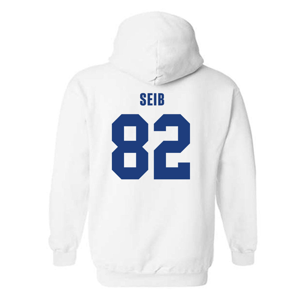 LA Tech - NCAA Football : Luke Seib - Classic Shersey Hooded Sweatshirt-1