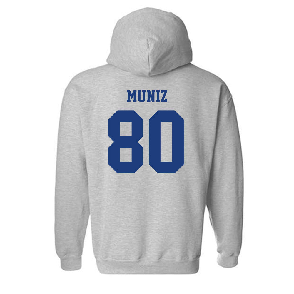 LA Tech - NCAA Football : Deven Muniz - Classic Shersey Hooded Sweatshirt-1