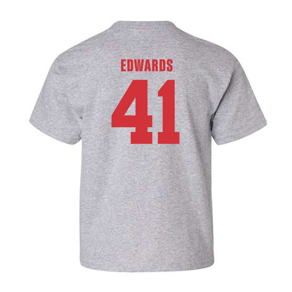 Louisiana - NCAA Football : Chase Edwards - Classic Shersey Youth T-Shirt-1