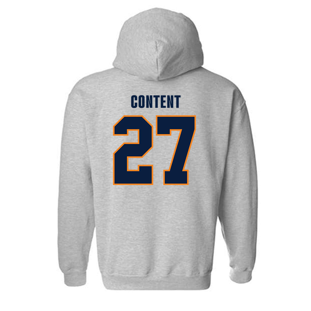 UTEP - NCAA Football : Justin Content - Classic Shersey Hooded Sweatshirt-1