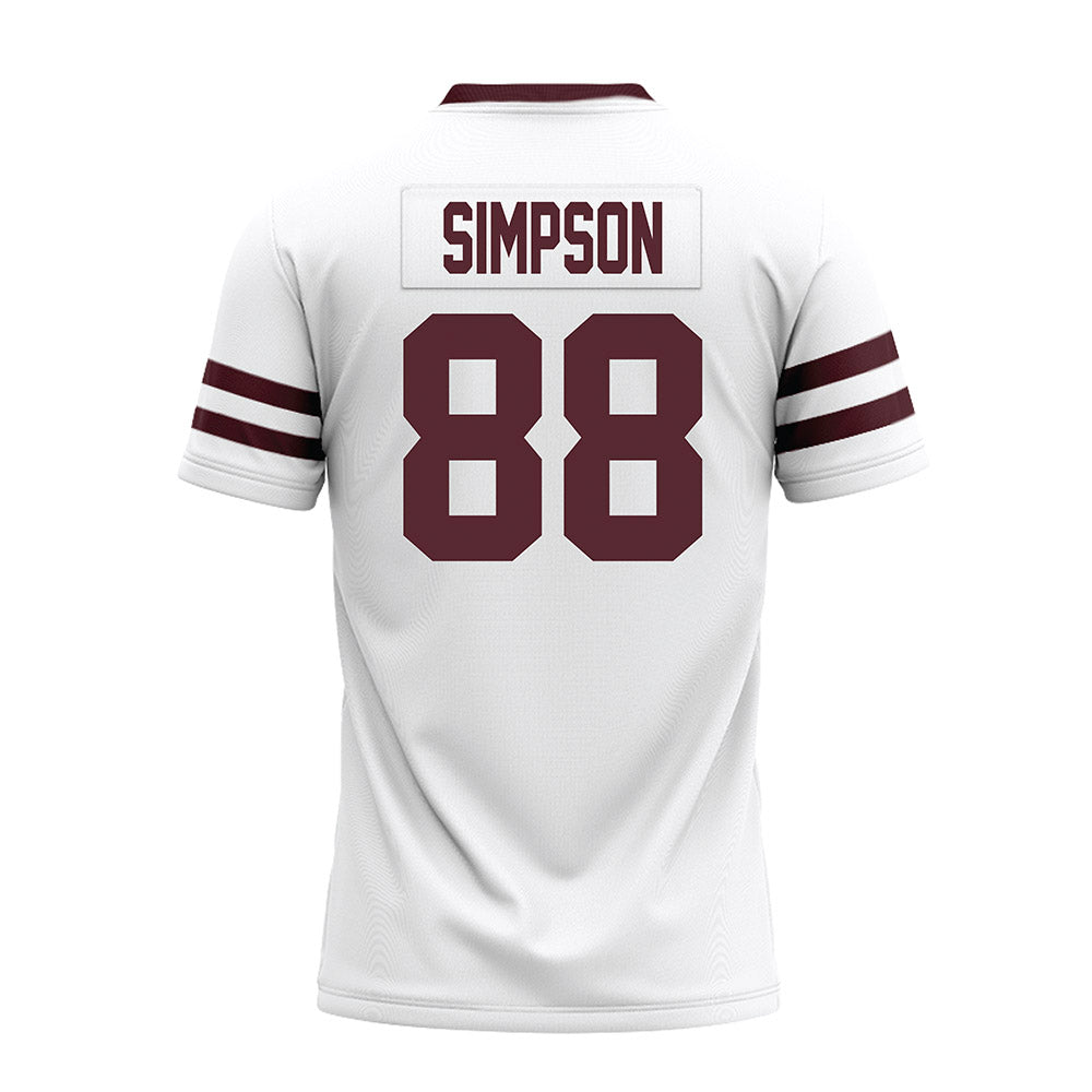 Texas State - NCAA Football : Jake Simpson - Premium Football Jersey-1