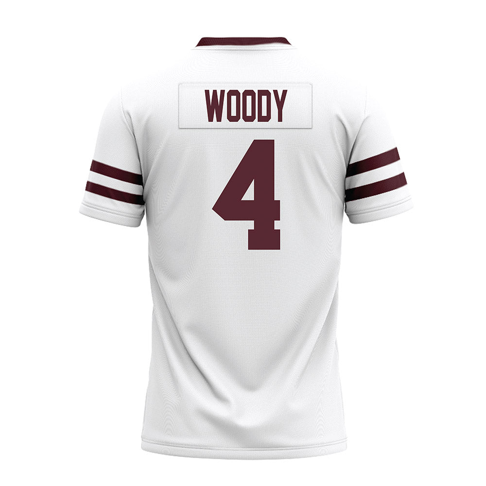 Texas State - NCAA Football : Tae Woody - Premium Football Jersey-1