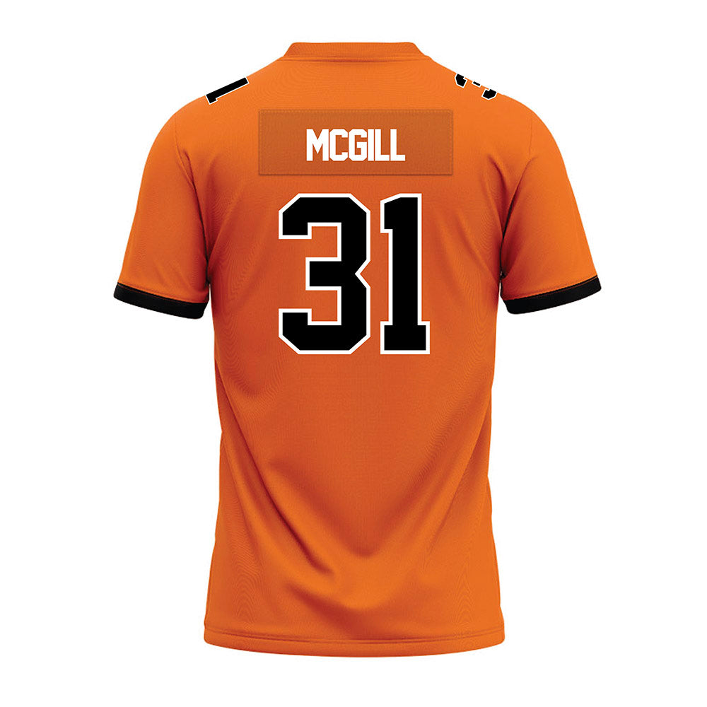 Campbell - NCAA Football : Mikey McGill - Premium Football Jersey-1