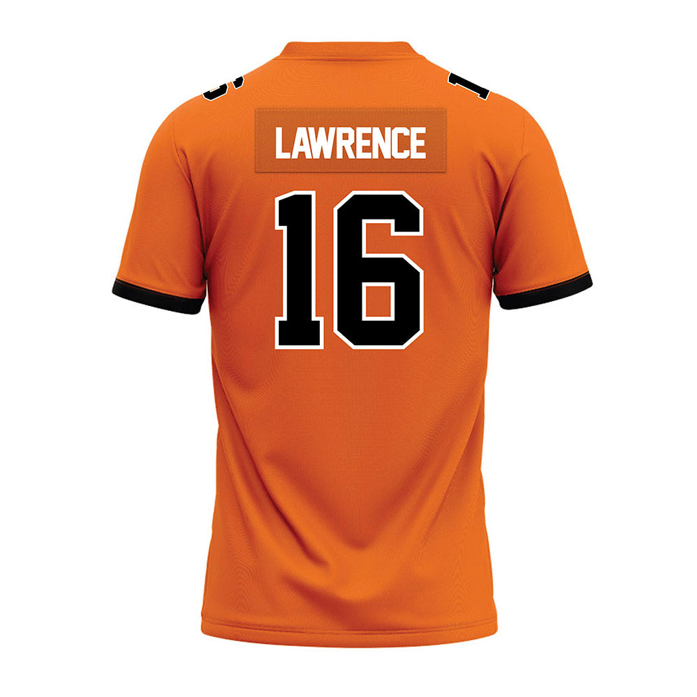 Campbell - NCAA Football : Zachary Lawrence - Premium Football Jersey-1
