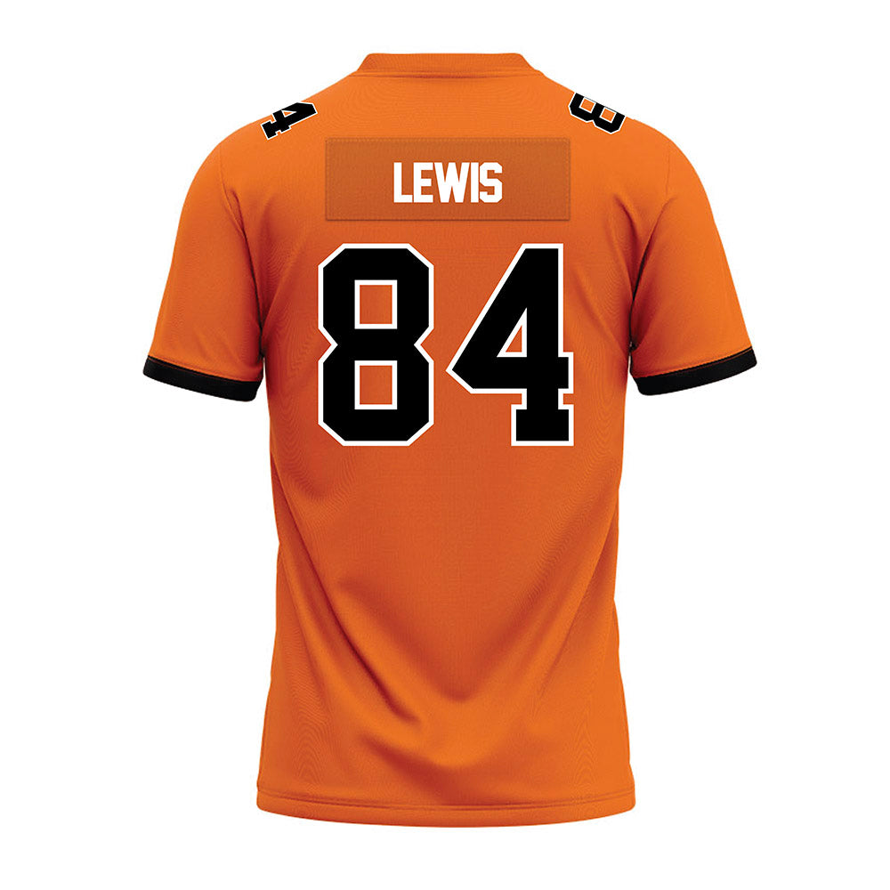 Campbell - NCAA Football : Daniel Lewis - Premium Football Jersey-1