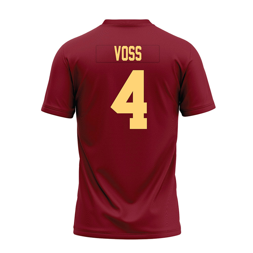 Minnesota - NCAA Football : Roman Voss - Maroon Premium Football Jersey-1