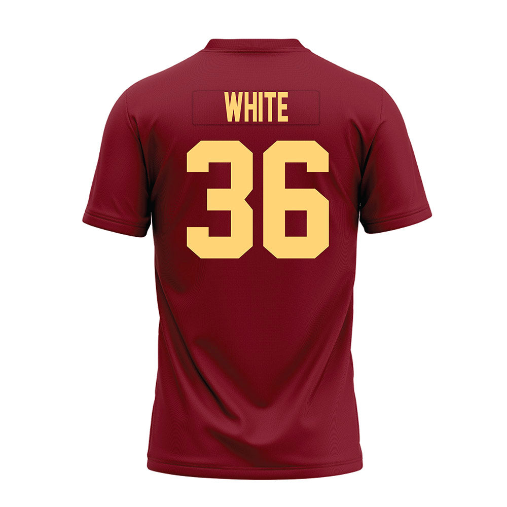 Minnesota - NCAA Football : Tavian White - Maroon Premium Football Jersey-1