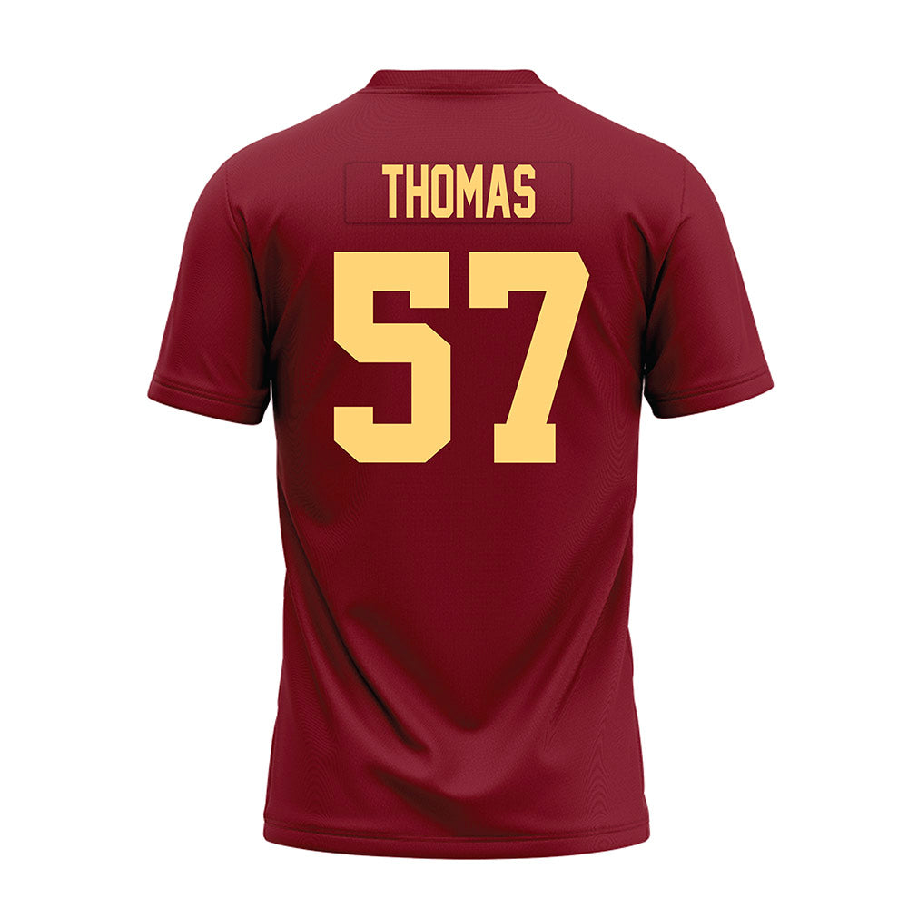 Minnesota - NCAA Football : Aaron Thomas - Maroon Premium Football Jersey-1