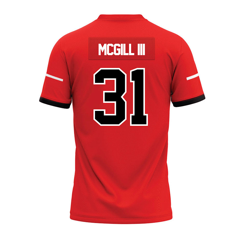 Campbell - NCAA Football : Mikey McGill III - Premium Football Jersey-1