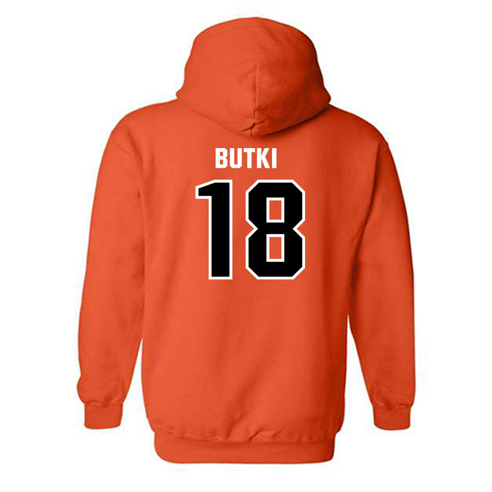 Oklahoma State - NCAA Women's Soccer : Kayla Butki - Classic Shersey Hooded Sweatshirt-1