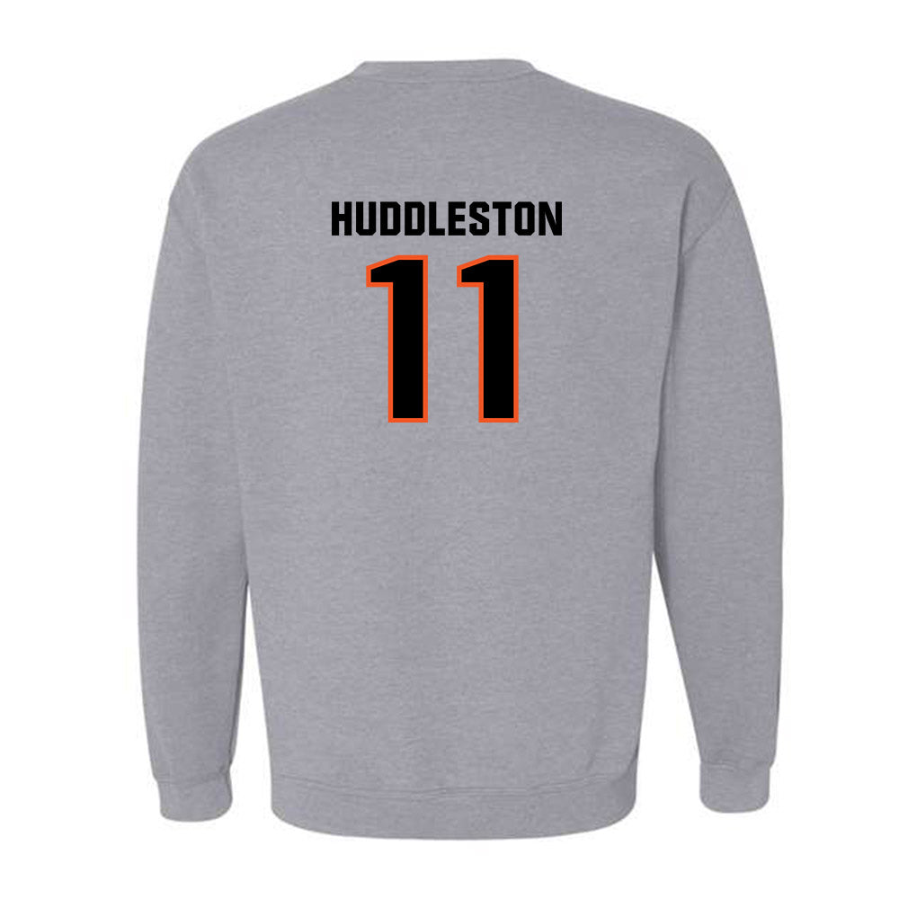 Oklahoma State - NCAA Football : Keviyan Huddleston - Classic Shersey Crewneck Sweatshirt-1