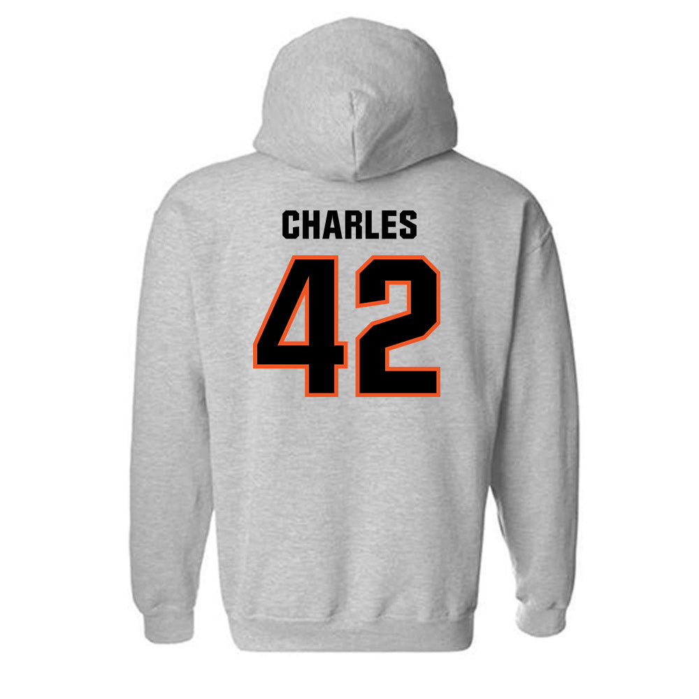 Oklahoma State - NCAA Football : Malik Charles - Classic Shersey Hooded Sweatshirt-1