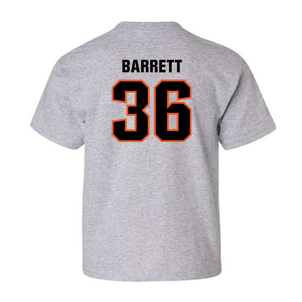 Oklahoma State - NCAA Baseball : Hudson Barrett - Classic Shersey Youth T-Shirt-1