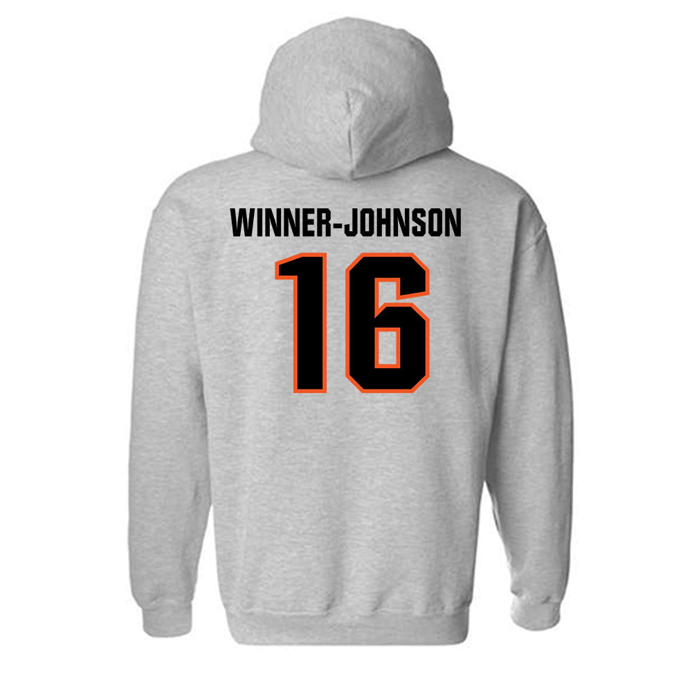 Oklahoma State - NCAA Football : Dallas Winner-Johnson - Classic Shersey Hooded Sweatshirt-1