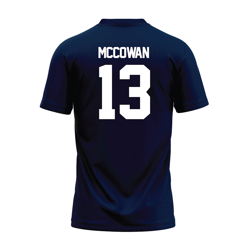 Georgia Southern - NCAA Football : Aidan McCowan - Navy Premium Football Jersey-1