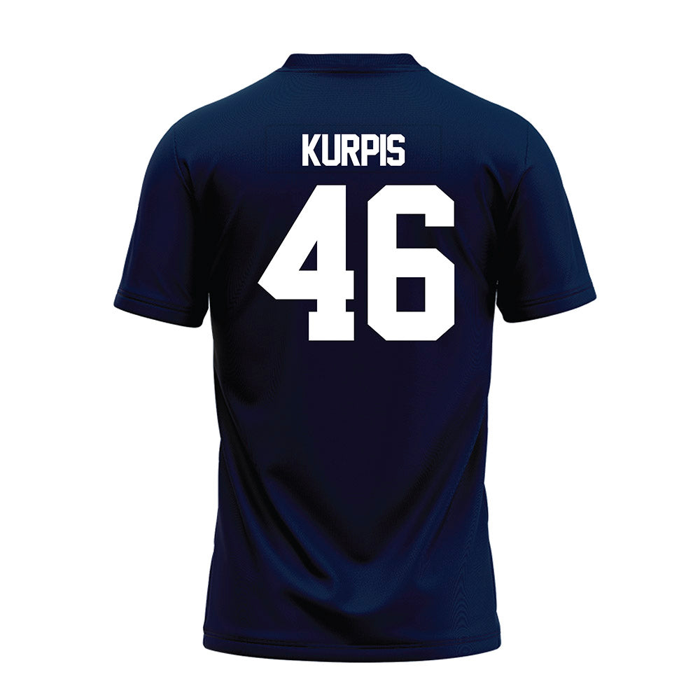 Georgia Southern - NCAA Football : Gavin Kurpis - Navy Premium Football Jersey-1