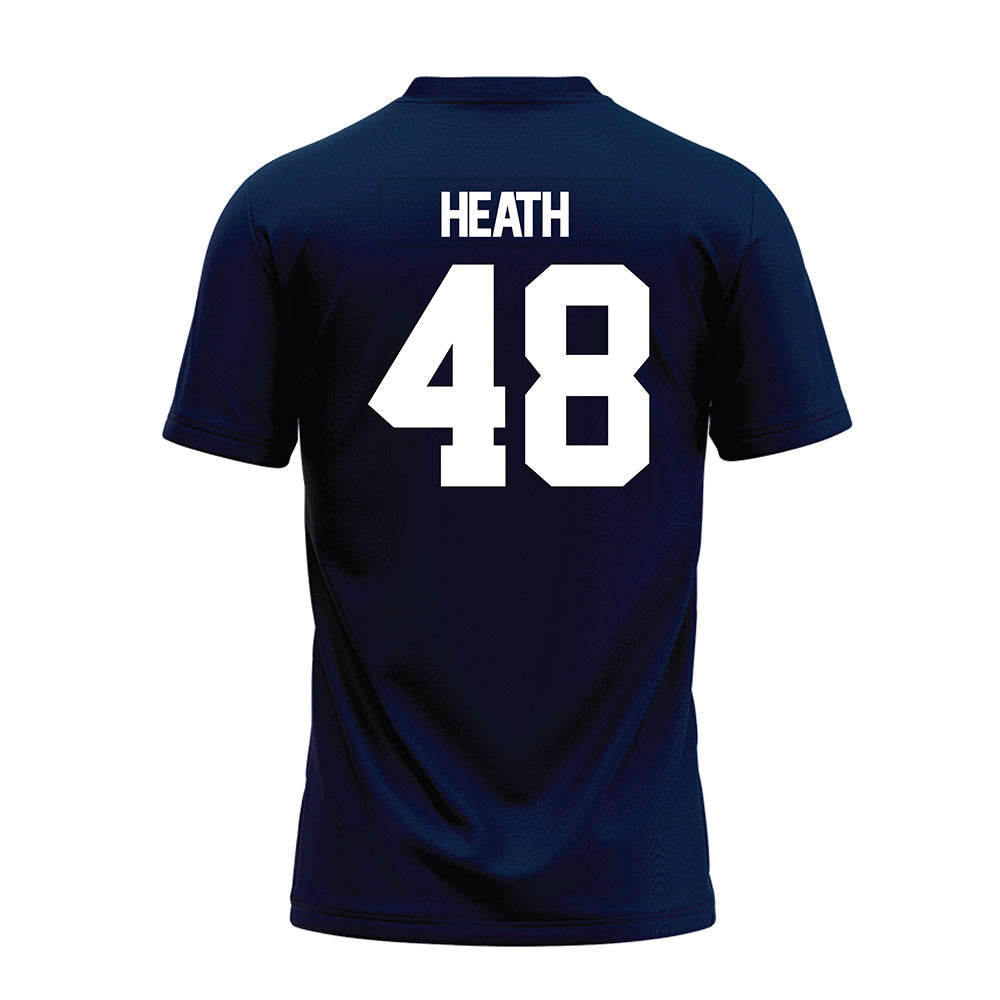 Georgia Southern - NCAA Football : Aubrey Heath - Navy Premium Football Jersey-1