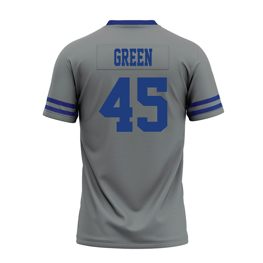 Memphis - NCAA Football : Gary Green - Grey Premium Football Jersey-1