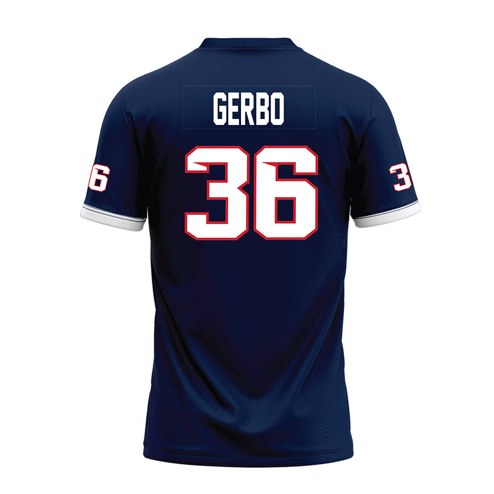 Fresno State - NCAA Football : Zane Gerbo - Blue Premium Football Jersey-1