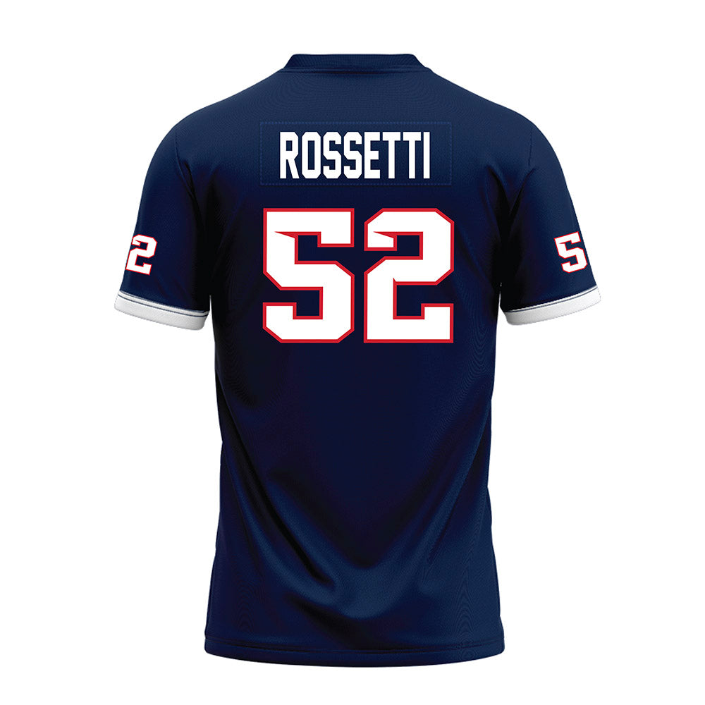 Fresno State - NCAA Football : Ethan Rossetti - Blue Premium Football Jersey-1