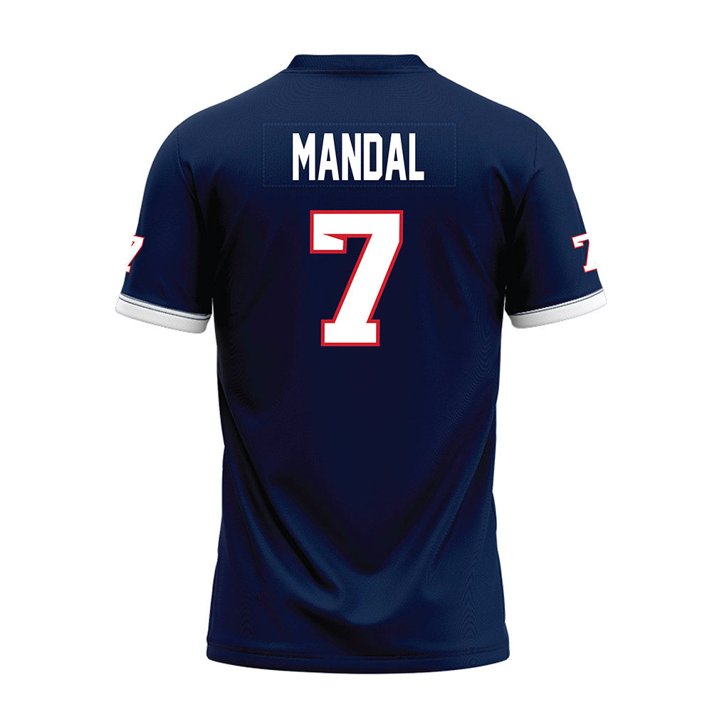 Fresno State - NCAA Football : Jayden Mandal - Blue Premium Football Jersey-1