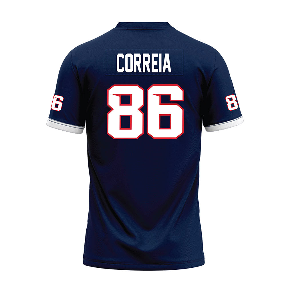 Fresno State - NCAA Football : Gavin Correia - Blue Premium Football Jersey-1