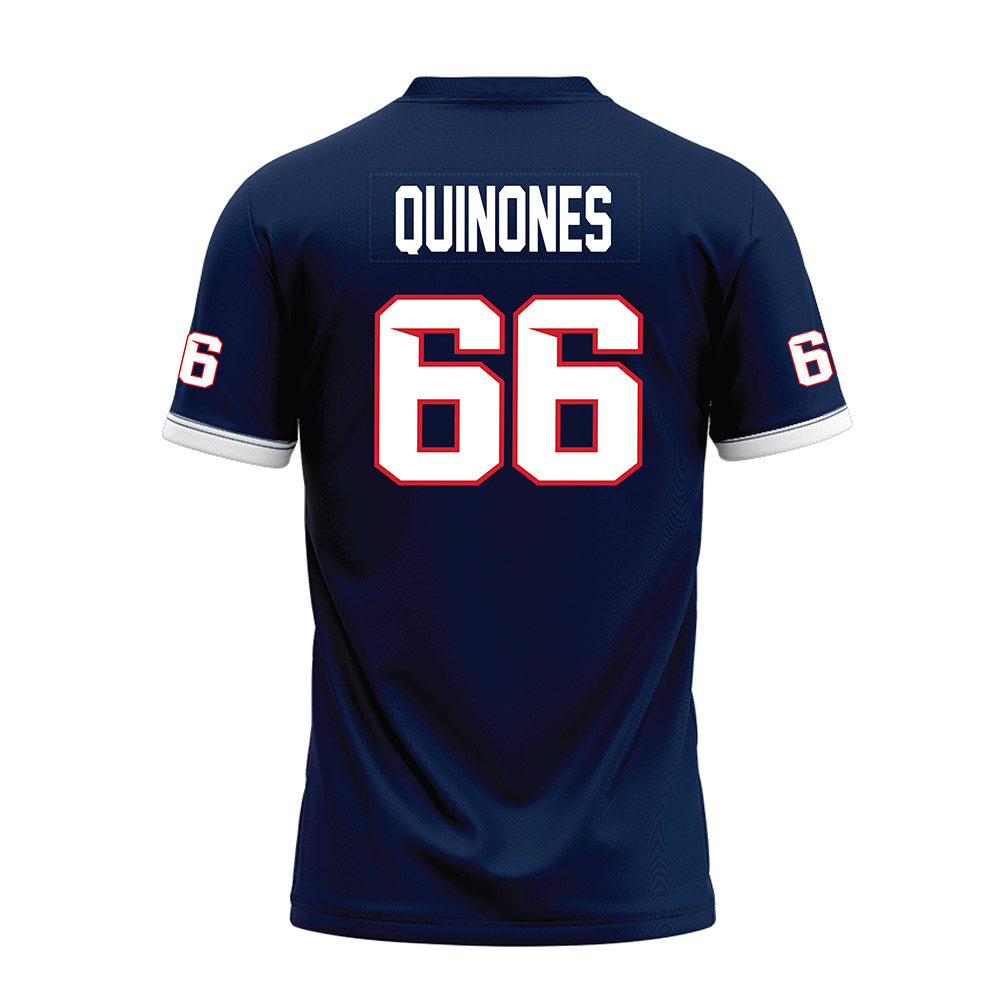 Fresno State - NCAA Football : Gino Quinones - Blue Premium Football Jersey-1