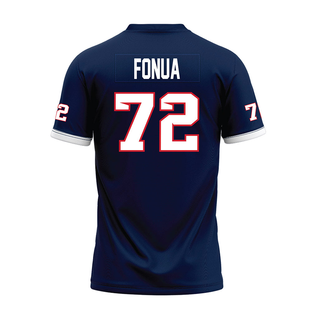 Fresno State - NCAA Football : Edward Fonua - Blue Premium Football Jersey