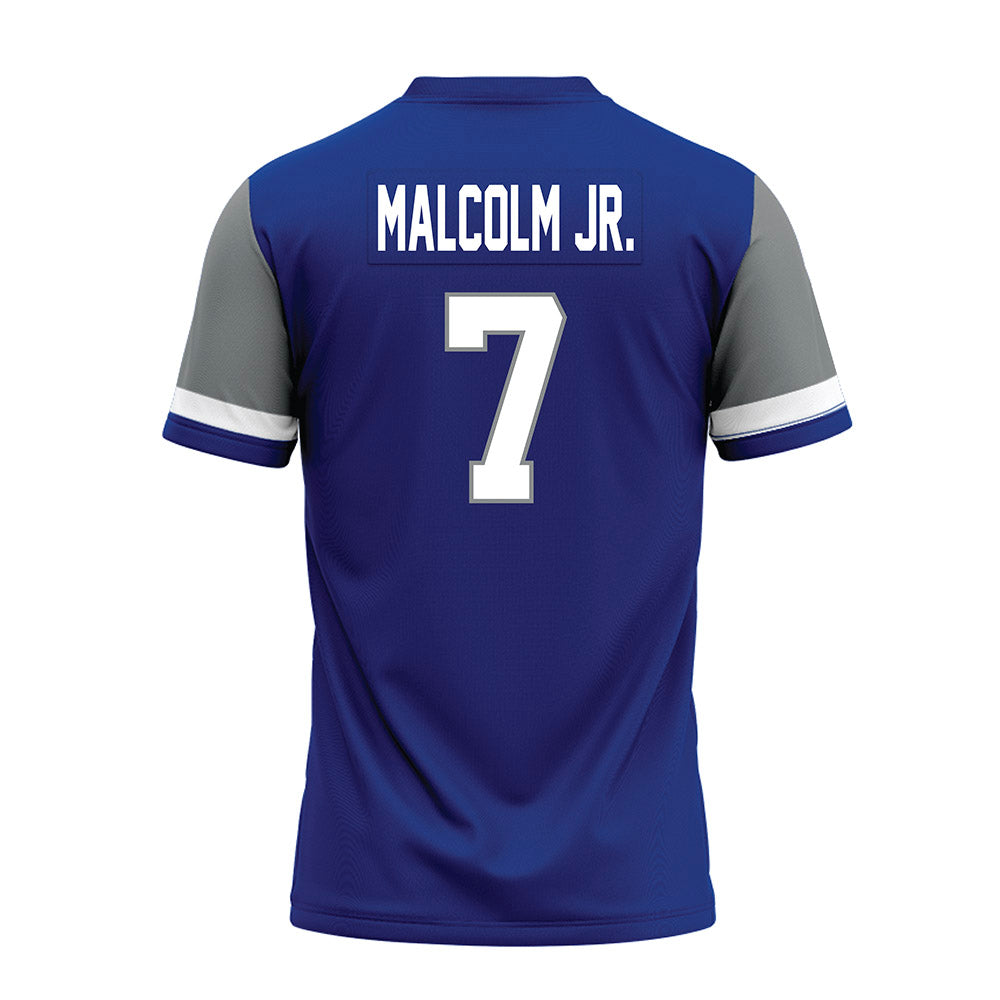 Memphis - NCAA Football : Darius Malcolm Jr. - Blue Premium Football Jersey-1