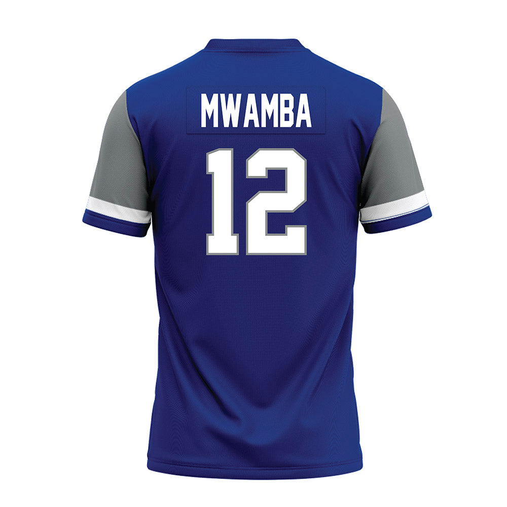Memphis - NCAA Football : Beni Mwamba - Blue Premium Football Jersey-1