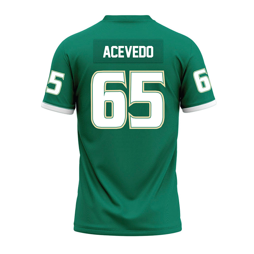 USF - NCAA Football : Jaylin Acevedo - Green Premium Football Jersey-1