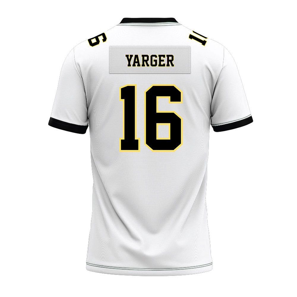 PLU - NCAA Football : Tyler Yarger - White Premium Football Jersey-1