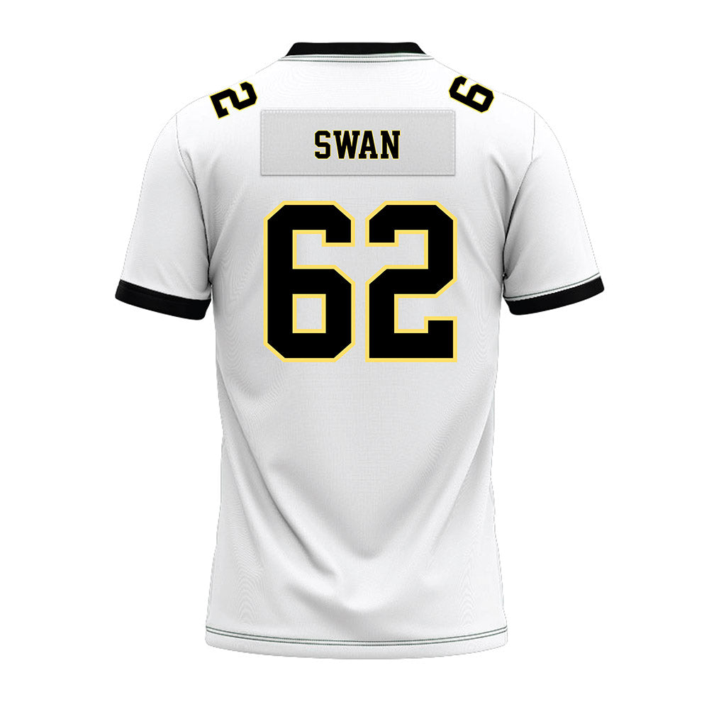 PLU - NCAA Football : Shane Swan - White Premium Football Jersey-1