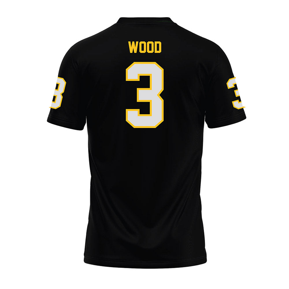 Idaho - NCAA Football : Joshua Wood - Black Premium Football Jersey-1